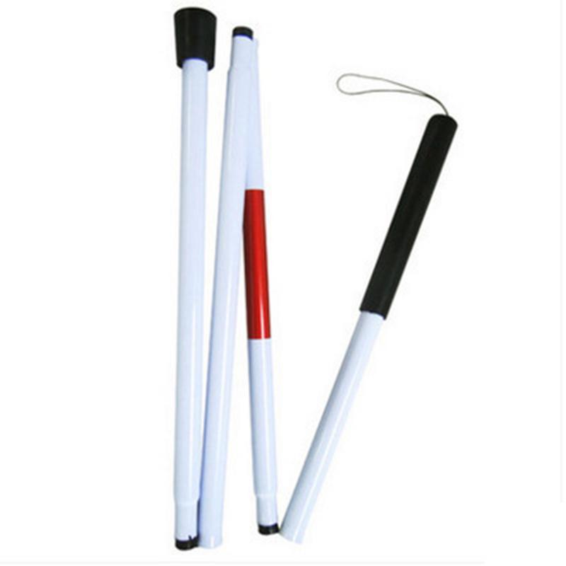 Folding Blind Guide stick Visually Impaired Crutch Cane Blind Walking Stick Walker Aluminium Easy Folding