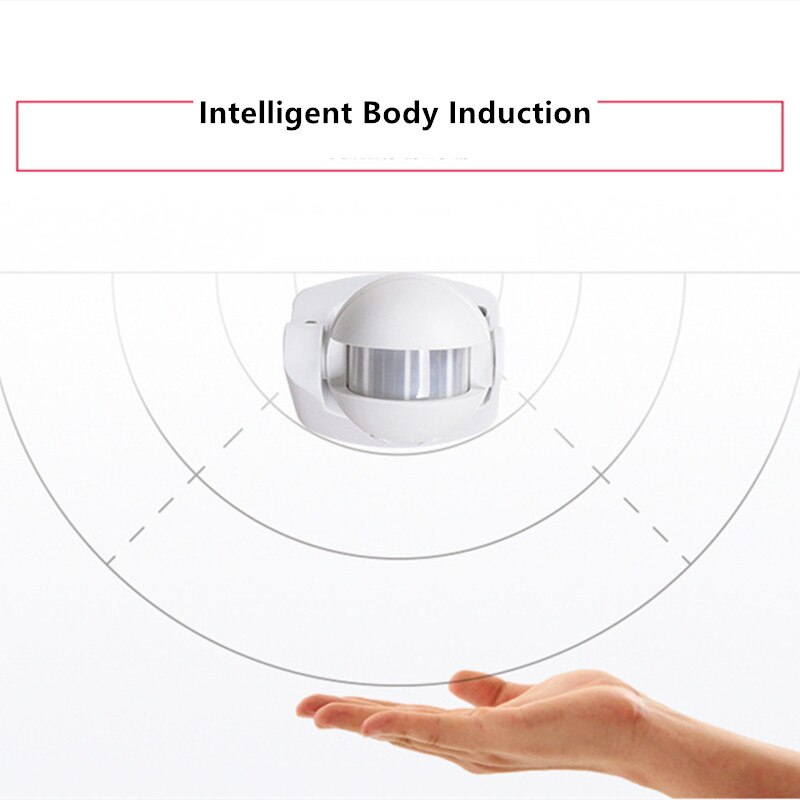 Home Security Alarm Systen 180 Degree Outdoor IP44 PIR Infrared Motion Sensor Switch Movement Detector Automatic Lighting Switch