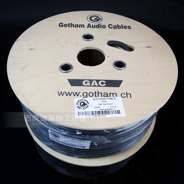 1 meter swiss gotham højttalerkabel 50025/50040/54225/54240 feber højttaler signalledning
