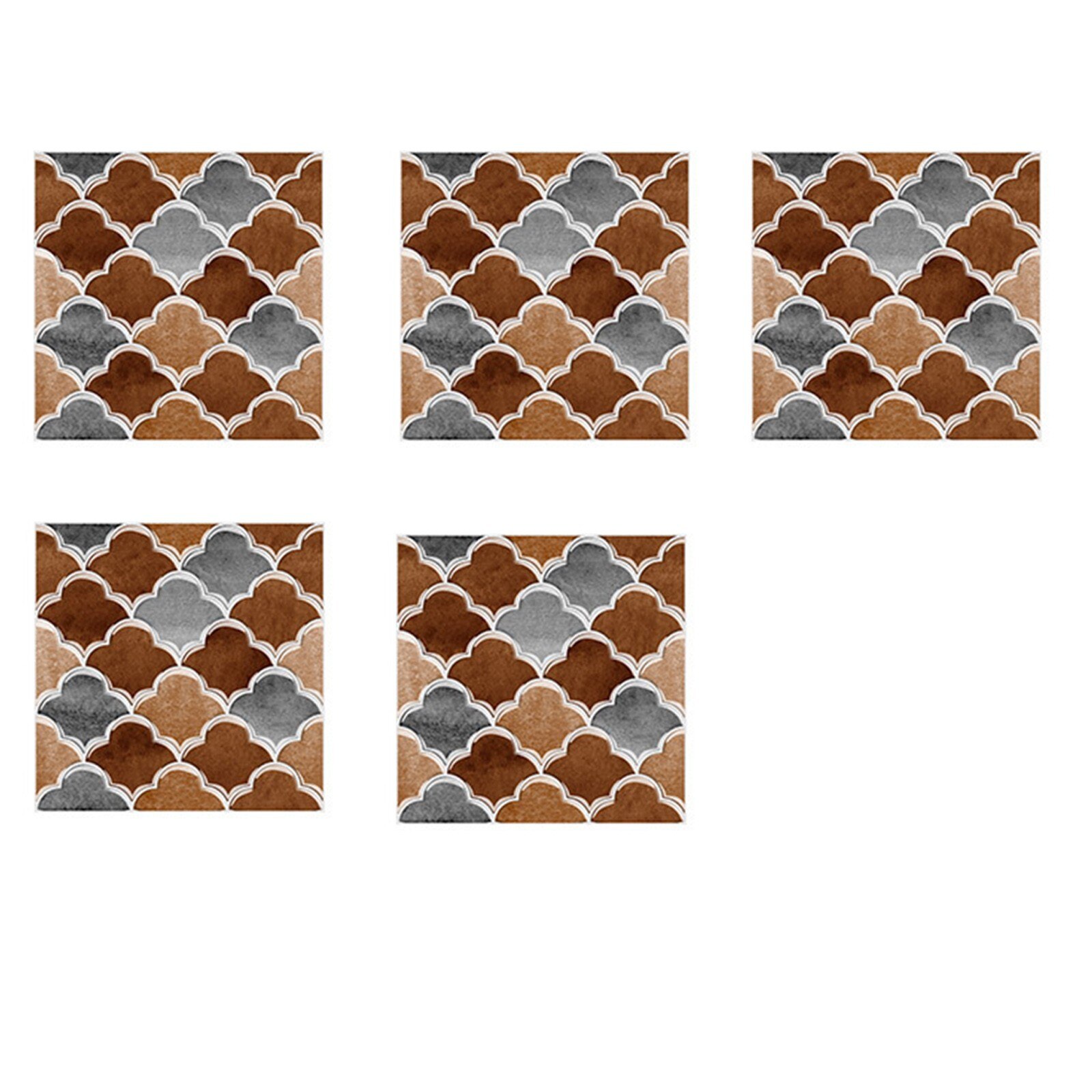 Mozaïek Tegel Zelfklevende Muur Sticker 5Pcs 10X10Cm Keuken Behang Muurschilderingen Waterdicht Stickers Woonkamer badkamer Decoratie: F