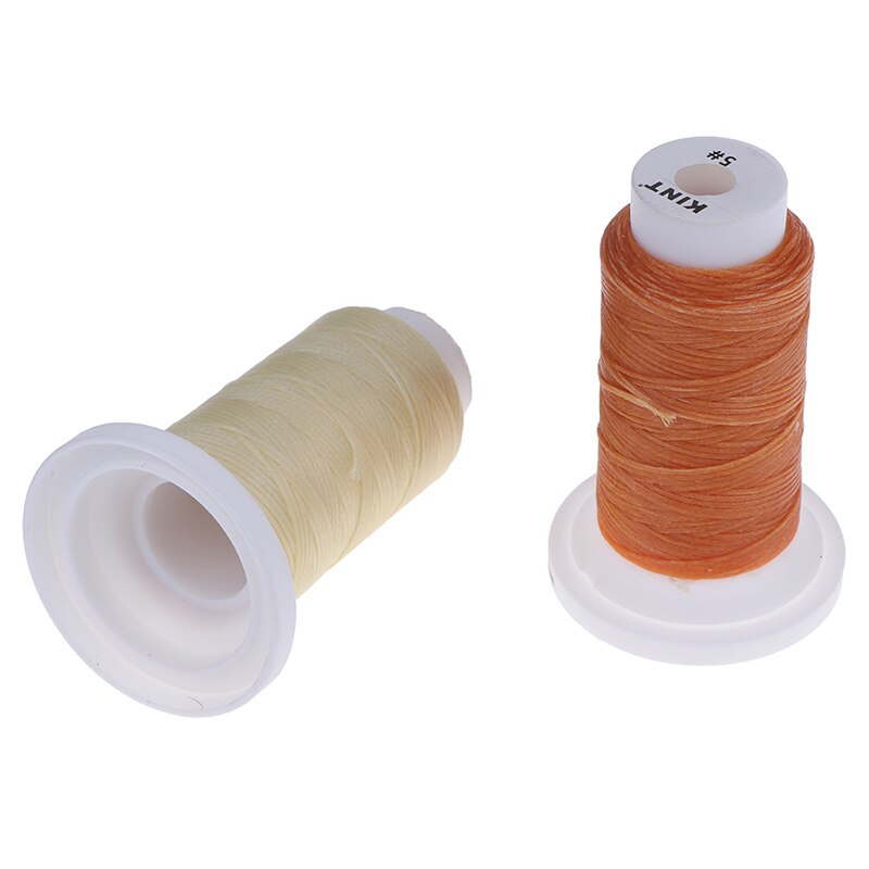1PC 50Meters DIY Handicraft Tool Hand Waxed Thread 0.8mm 50m Polyester Cord Sewing Machine Stitching For Leather Craft