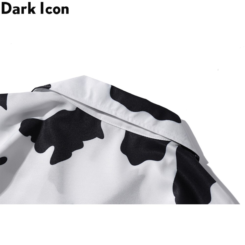 Dark Icon Printed Light Weight Hawaiian Shirt Men Summer Beach Men's Shirts Street Shirts Man Male Top