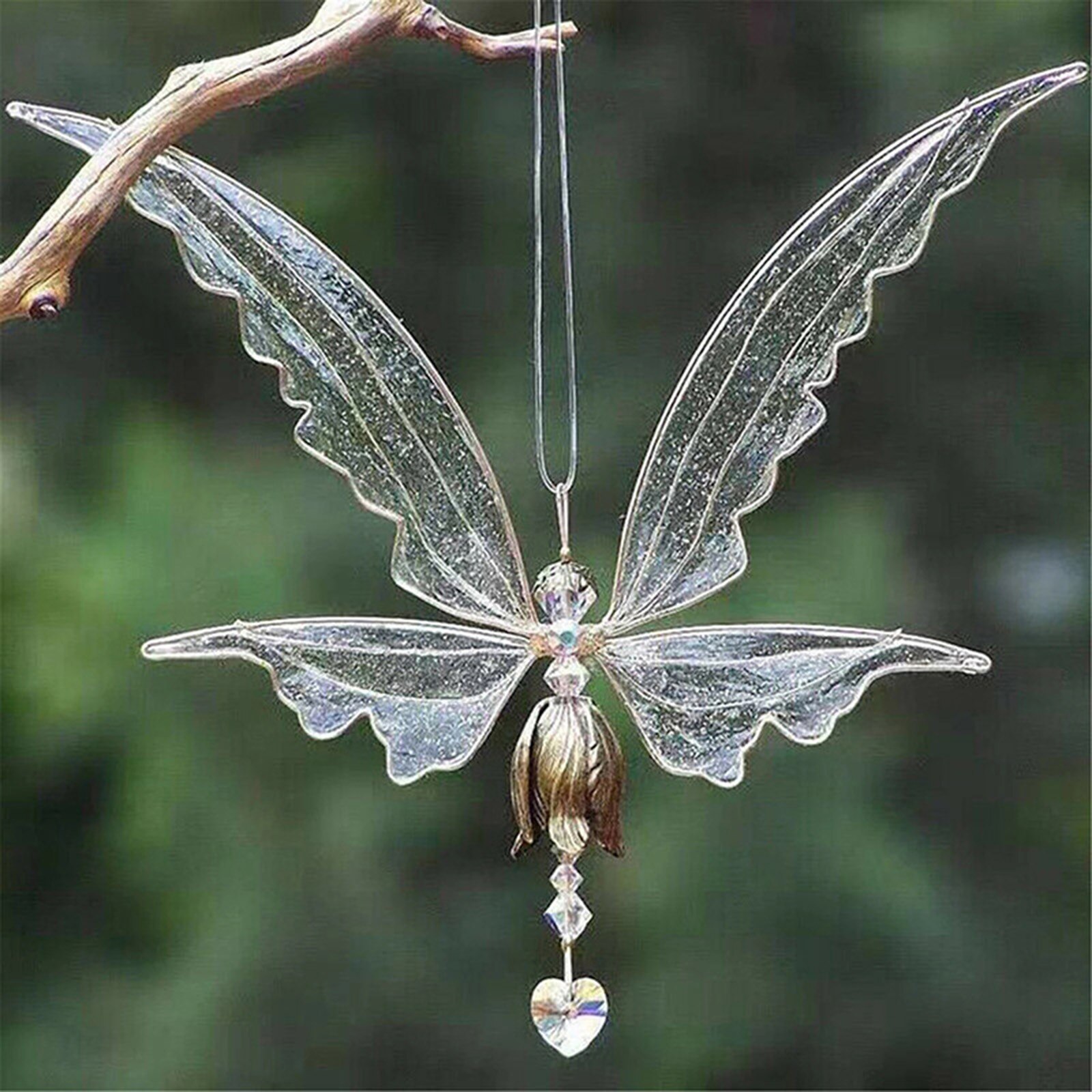 Butterfly Fairy Crystals Suncatcher Sun Catcher ing Window Décor