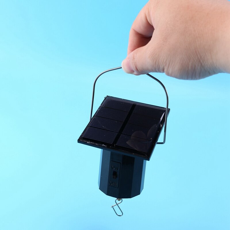 Solar Hanging Display Motor Rotating Small Motor Solar Energy Wind Spinner Motor Multi-Purposes Rotatable Hook 2Pcs