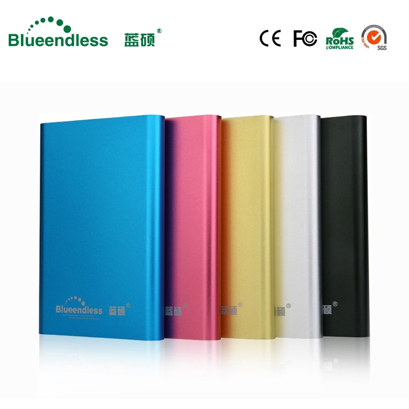 Blueendless 250G Portable Hard Drive Internal HDD 2.5 Sata to USB 3.0 HDD Caddy Aluminum Multi-color HDD Enclosure Metal Item