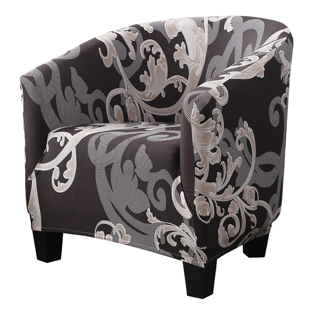 Club Chair Slipcover Stretch Armchair Covers Printed Tub Chair Cover Sofa Cover Spandex Couch Covers For Bar Counter Living Room: G