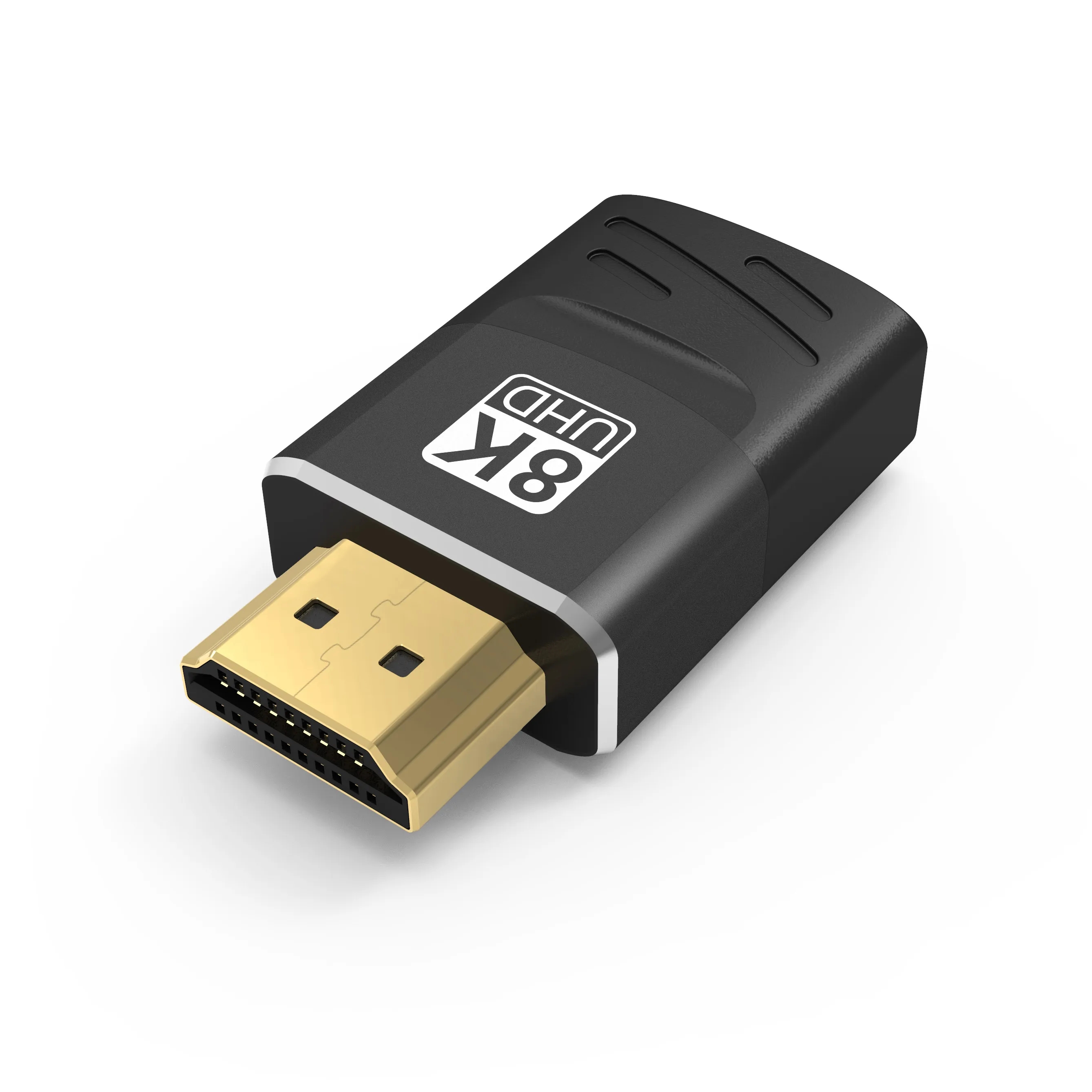 HDMI 2.1 Adapter 90 Graden 270 Graden HDMI Man-vrouw 8K 60Hz 4K 120Hz 48Gbps HDR Video voor Laptop HD TV Projector Adapter: Black / 1.5m