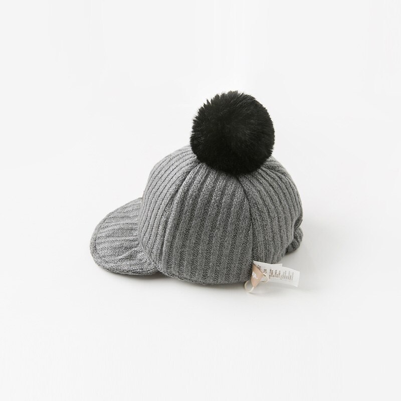 DB11648 dave bella winter baby boy hoed cap kinderen grijs boutique