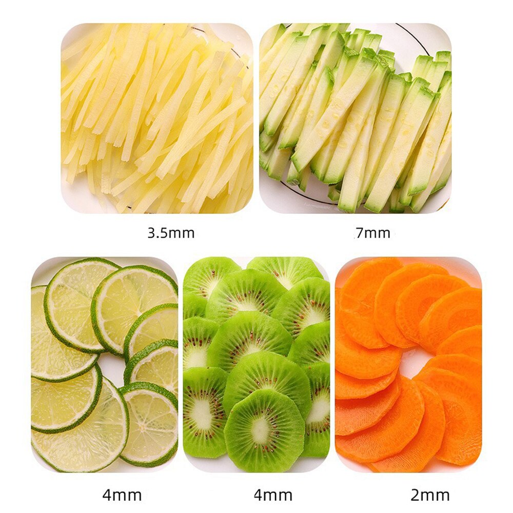 Multifunction Manual Slicer Vegetable Slice Cutter Food Pressing Chopper Fruit Potato Cucumber Carrot Meat Shredder 3 in 1
