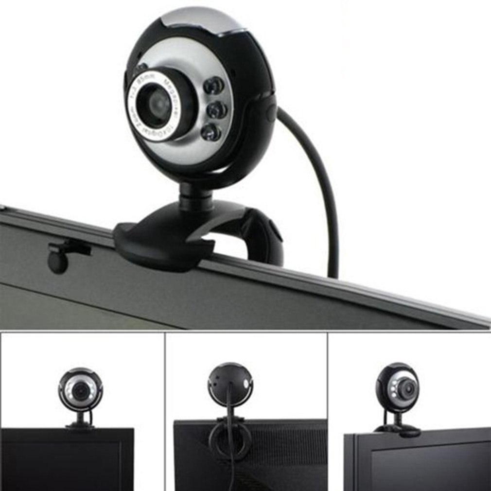 Draagbare Usb Computer Camera Video-opname Hd Web Camera Met Microfoon En Flash Autofocus