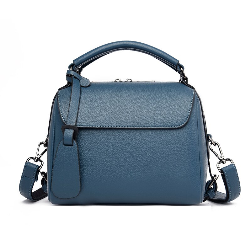 Dames Mode Crossbody Tassen Voor Vrouwen Schoudertas Handtas Vrouwelijke Pu Leer Vrouwen Tas Messenger Bags: Blauw