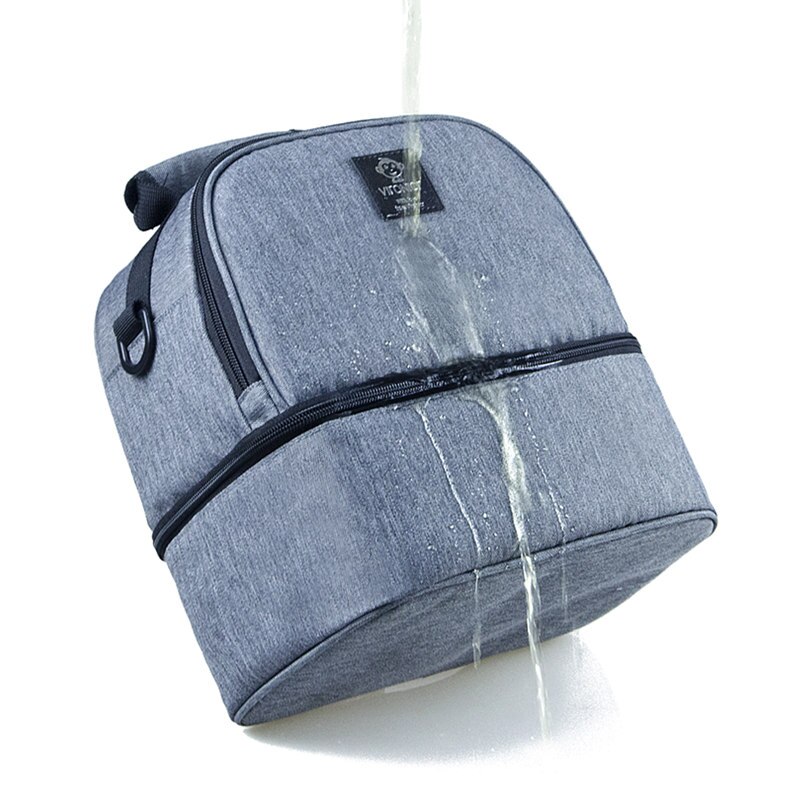 Milk storage bag Fresh Keeping double layer lunch bag mummy bag waterproof bag Outdoor Cooler Backpack Baby Food Insulation Bag