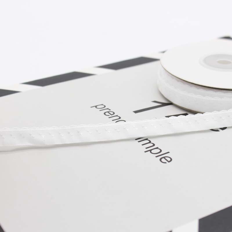 Meetee 22/45m 11mm nylon elastische band voor ondergoed schouderband dubbellaagse rand vouw bh-riem veerbanden diy naaien: Wit / 45 mm