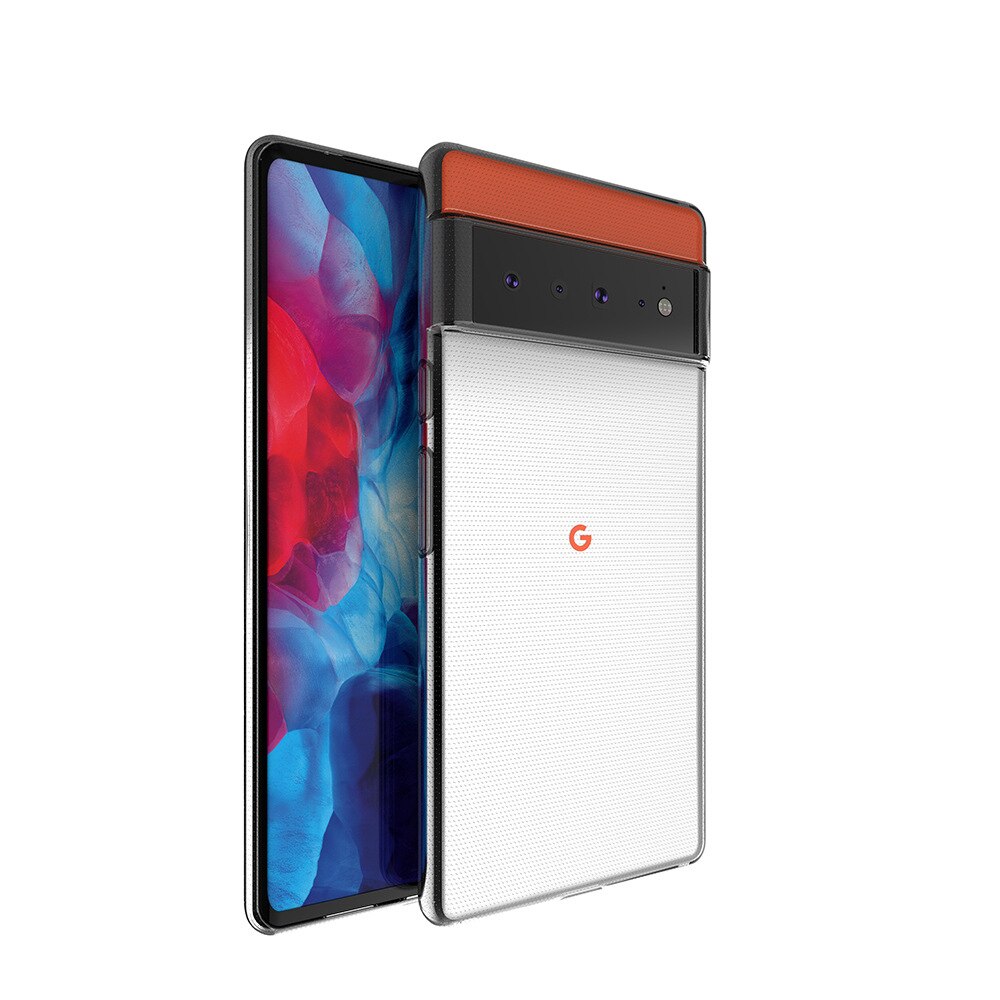 Kamera Schutzhülle Telefon fallen für Google Pixel 6 Profi 5G Ultra dünn Klar Weiche TPU Fundas transparent Zurück Abdeckung Pixel6 6Profi