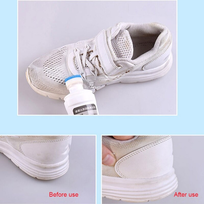 1pc vita skor rengöringsmedel bleka fräscha polska rengöringsverktyg för casual lädersko sneakers skoborstar