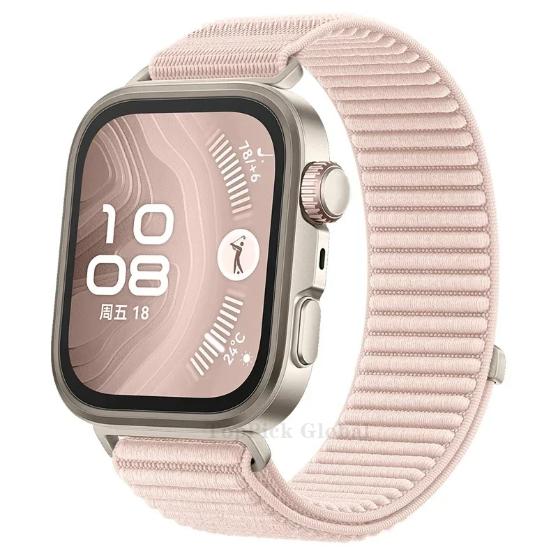 Bracelet à boucle en Nylon pour montre Huawei Fit 3/4/4Pro, tressé, confortable et respirant, pour Huawei Watch Fit 3/Fit 4/4Pro, accessoires