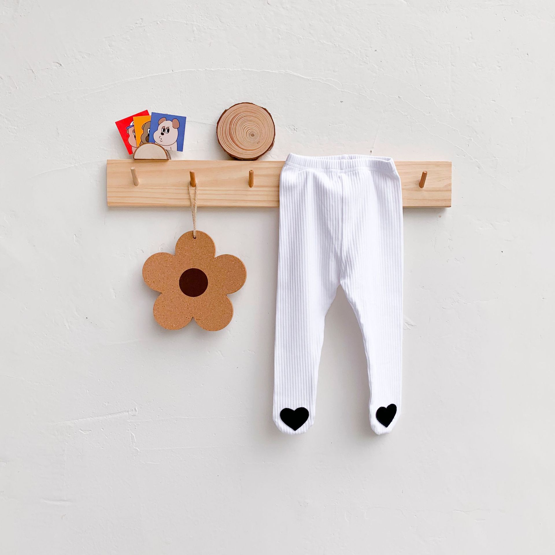 Hart Patch Baby Panty Effen Kleur Peuter Meisjes Panty Baby Kids Kous Herfst Kinderen Broek