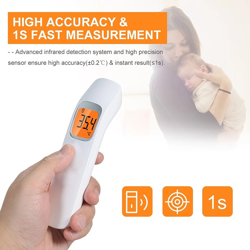 Baby Forehead Thermometer To Carry Non-Contact Infrared Electronic Compact Mini Children Household Adults