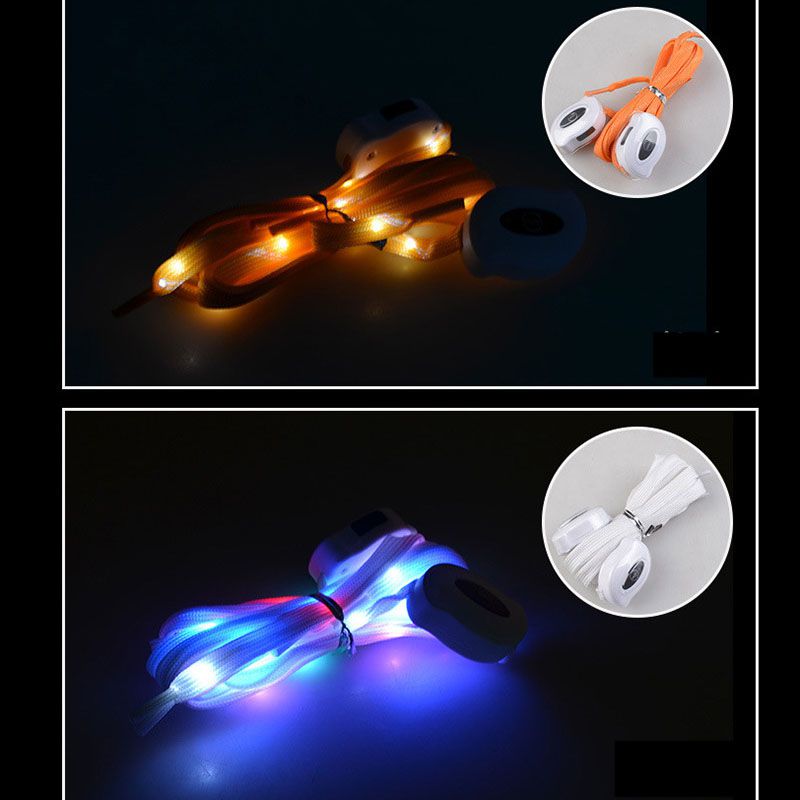 Night Mode Usb Opladen Shine Led Change Lichtgevende Schoenveter Club Party Lichtgevende Glow Light Up Strap Droppingship