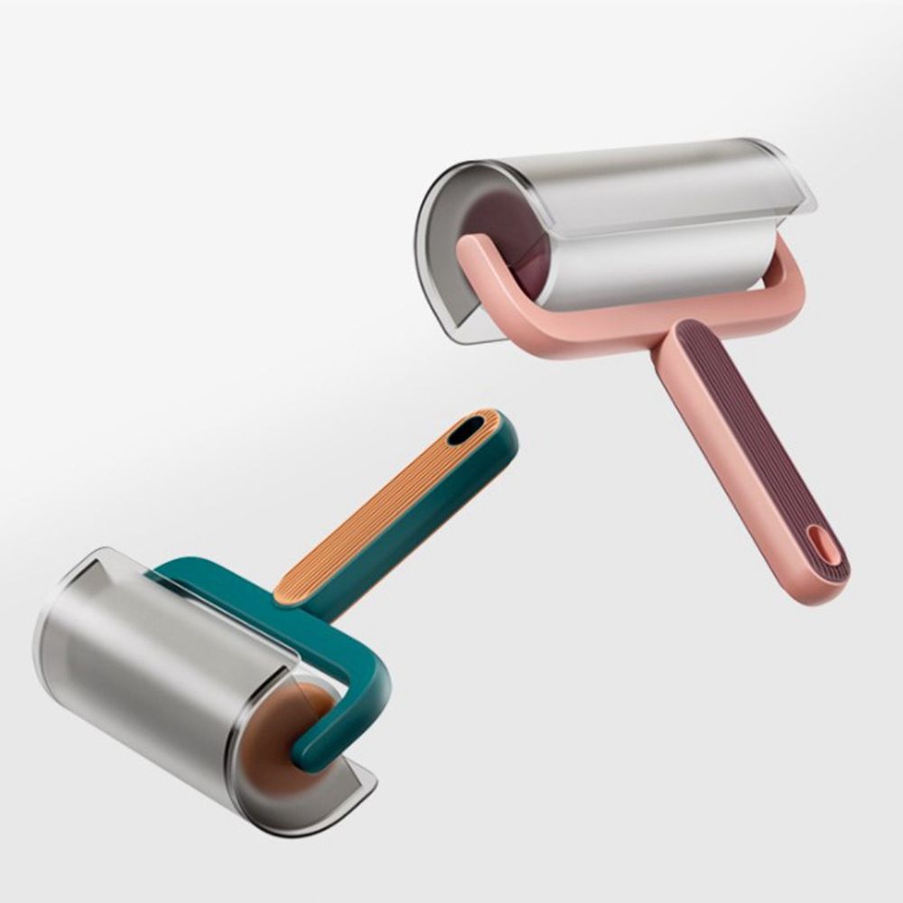 Sticky Hair Tear-Off Sticky Paper Roller Clothes Carpet Pet Hair Remover Portable Replaceable Non-Reusable Cleaning Tool
