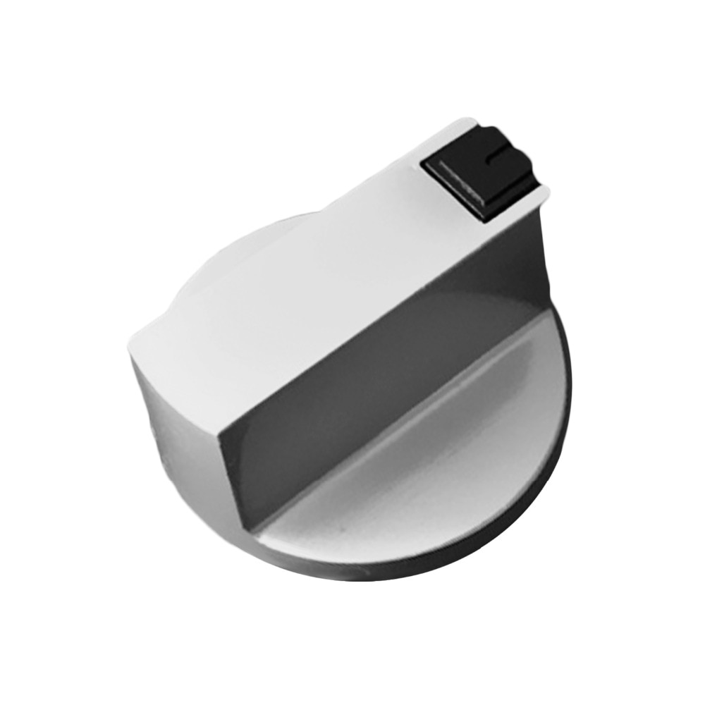 Behogar-perillas de cocina de Gas de Metal plateado, 6mm/8mm, adaptadores, interruptor de horno, cerraduras de Control de superficie de cocina, piezas de utensilios de cocina, 6 uds.