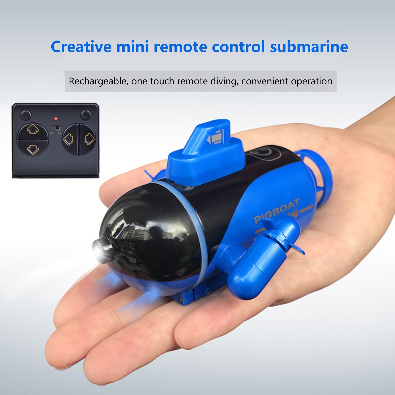 Mini Rc Submarine Remote Control Impermeable Submarino With LED Light Radio Racing RC Submarine Remote Induction Simulation Boat