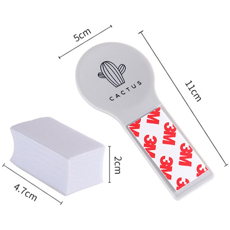 QUARKZMAN Toilettendeckel Lifter 6 Stück - Selbsklebend Schwarz/Weiß/Grau