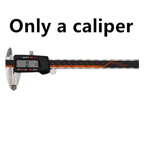 Stainless Steel Digital Display Caliper 6 inch 150 mm Fraction/MM/Inch High Precision LCD Vernier Caliper Measuring tools Gauges: only a caliper