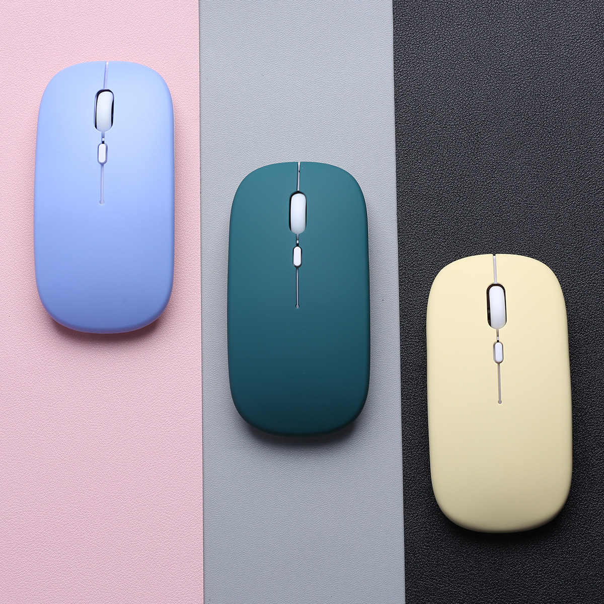 Bluetooth-muis voor laptop (BT 5.0) Computer Draadloze muis Draagbare pc-muis Bluetooth-compatibel met Mac MacBook Pro Air