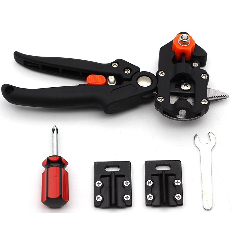 Grafting Machine Garden Tools Fruit Tree Pruner with 2 Blades Tree Grafting Tools Secateurs Scissor Grafting Tool Cutting Pruner