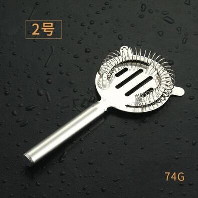 colador de cóctel camarero de acero inoxidable para Bar, licuadora de bebidas, filtro de hielo, accesorios Estilo Boston herramientas para Bar: B