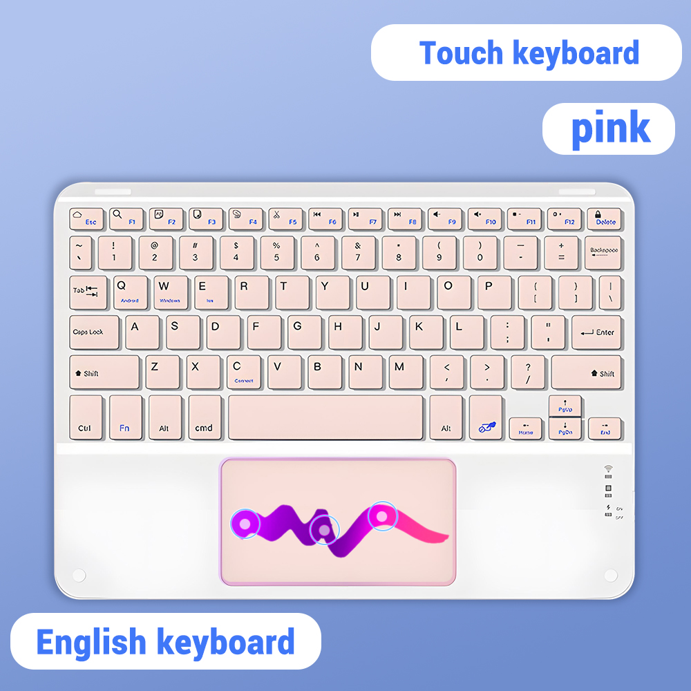 Kawaii Spur Pad drahtlose tastatur für ios Android Fenster Tablette für ipad Luft 4 Mini Profi spanisch arabisch koreanisch russisch tastatur: Anderes