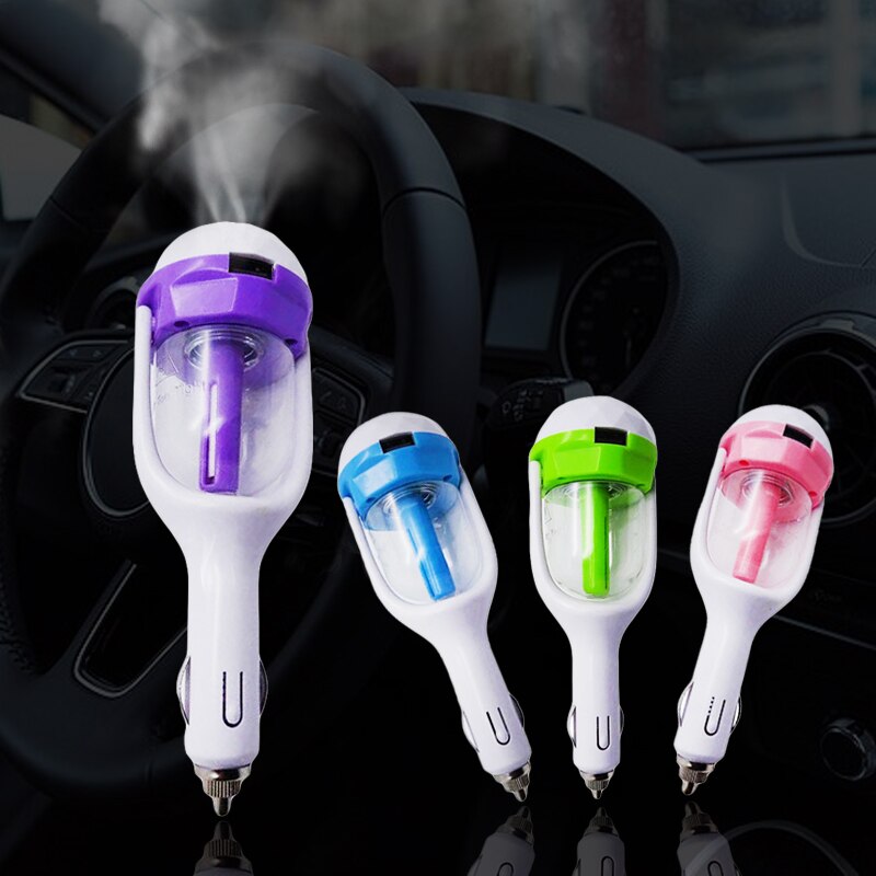 Portable USB Mini Car Air Humidifier Aromatherapy Diffuser Purify