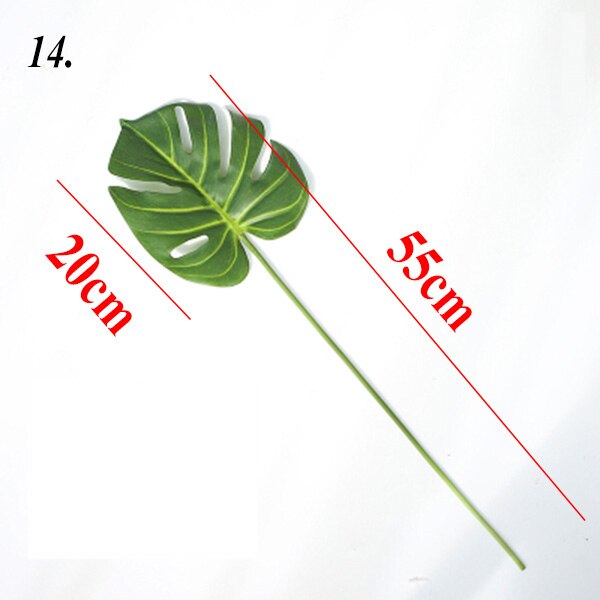 Various Simulated Leaves Green Gold Plant Leaf For Home Office Photo Studio DIY Decoration Photography Props Photo Background: 14