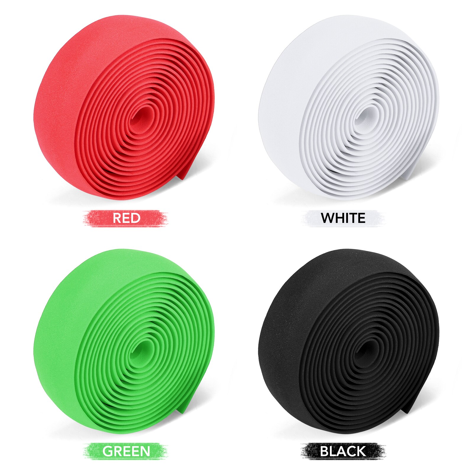 2 stk /4 stk cykelstyr bånd bånd åndbar skridsikker cykelstyr bælte eva bar tape cykel skridsikker tape