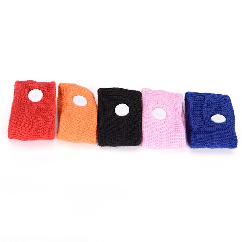 Muñequera reutilizable de algodón para viajes, pulsera colorida de viaje con movimiento, antináuticos, por avión, 1 ud.
