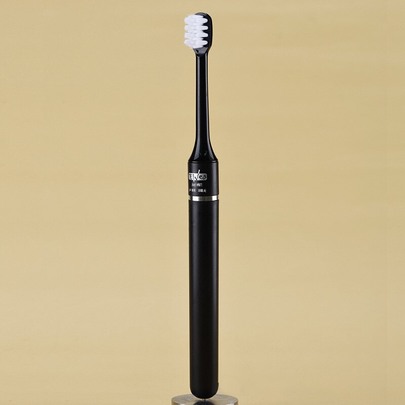 Portable Electric Toothbrush Powerful Sonic Cleaning Home Young Edition Whitening Toothbrush for Adults and Kids: Black