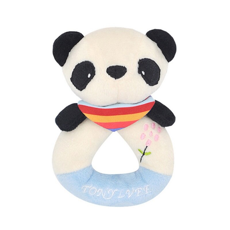 neue Baby Drehmaschine Hängen Ring Cartoon Tier Rasseln Krippe Baby Kinderwagen Hängen Spielzeug Beißringe Gefüllte Puppe: P