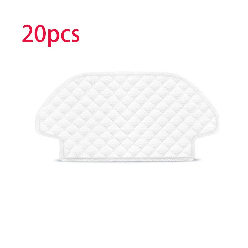 Disposable Wipes mops For Viomi V2 Pro V3 V-RVCLM21B Xiaomi STYJ02YM For 3290/3490/3690 Accessories: 20pcs mop
