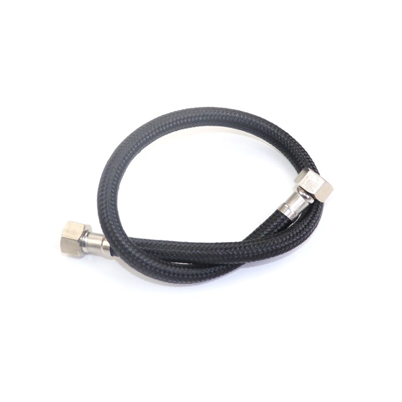 Bathroom Toilet Plumbing Hose Pipe Flexible Nylon Water Mangueira 1/2&quot; 3/8&quot; High Pressure Faucet Black Manguera Tap Accessories