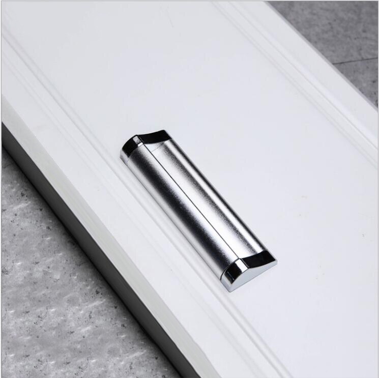 Tatami Handvat Kast Deurklink Gecontracteerd En Moderne Ingebouwde Onzichtbare Handvat Lade Meubilair Gate Handvat: 9781 silver96