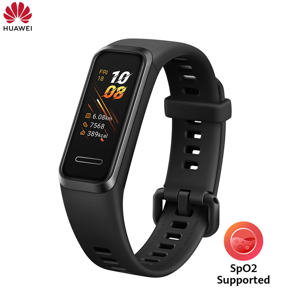 Huawei Band 4 Smart Band Mehrere Sprachen Tracker Smart Uhr Herz Rate Gesundheit Monitor Neue Uhr Gesichter USB stecker Lade