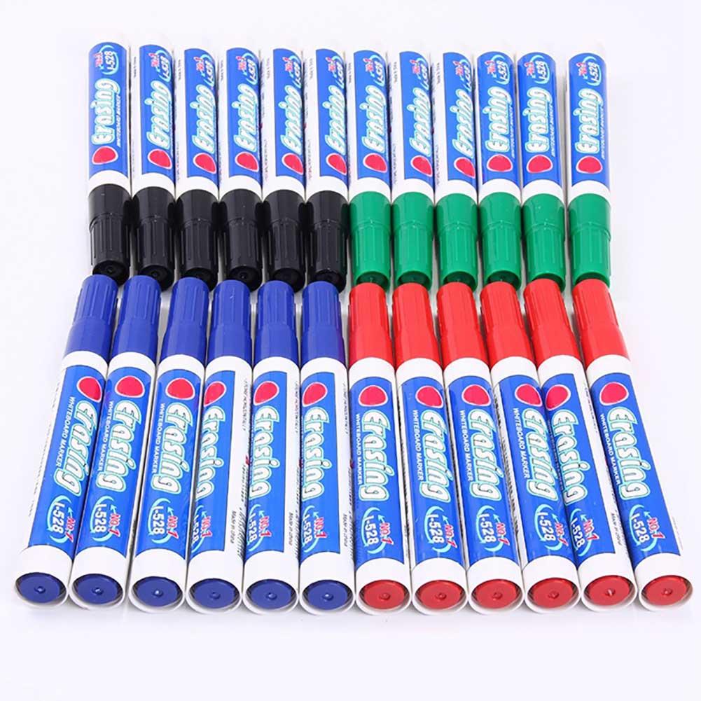! Rotuladores borrables de pizarra blanca, bolígrafos para dibujar y pintar, papelería para escuela y oficina, 10 Uds.