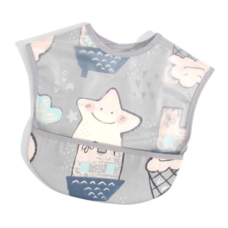 Baby Waterdichte Bib Lente En Zomer Cartoon Baby Uitgekleed Speeksel Handdoek Kind Voeden Bib Wasbare Baby Bib