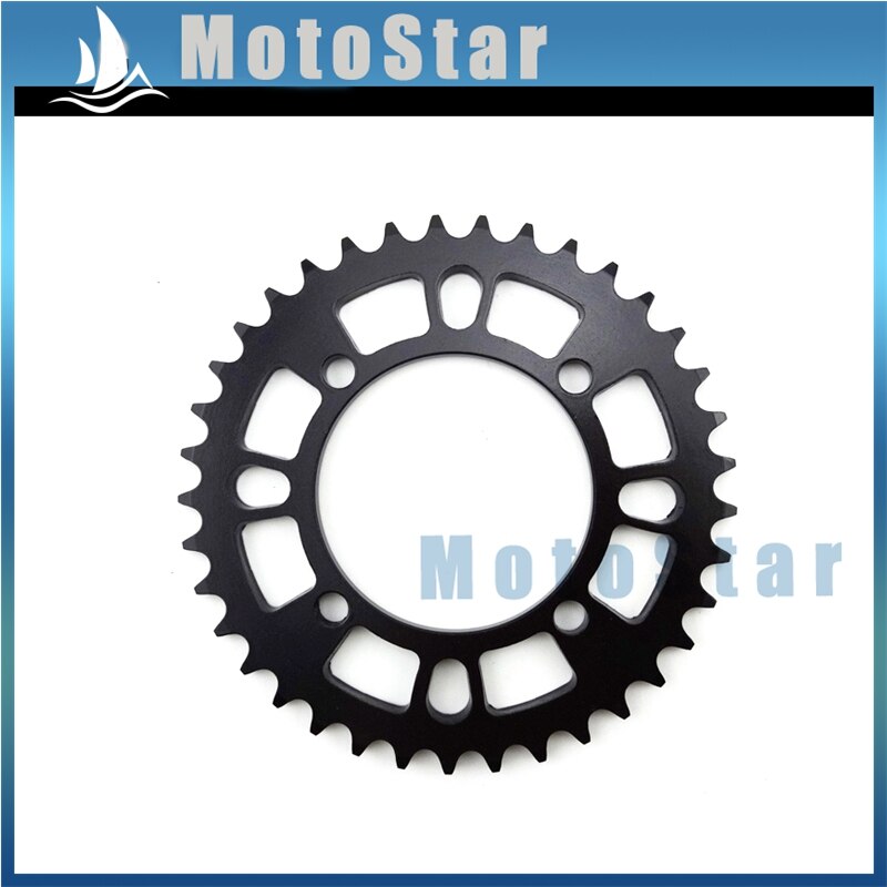 420 76mm 37 tand sort bagkæde kædehjul til kinesisk pit dirt bike pitmotards taotao coolster sdg thumpstar 50cc-160cc