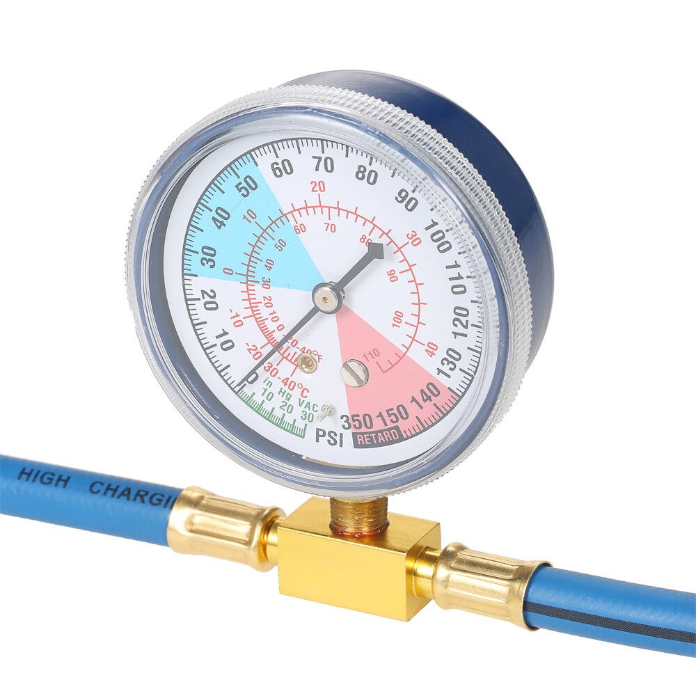 R134A Airco-vulslangset Met Meter – Voor Auto-airconditioning, Inclusief Flesopener En Connector
