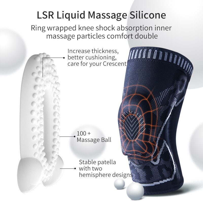 Tmt 3d knestøtte pute til sport leddgikt kneepads støtte volleyball vakt ledd basketball sykkel patella vakt beskytter 1pc