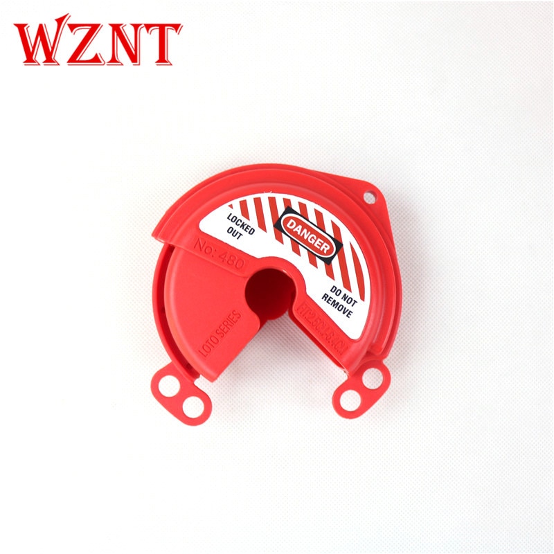 25mm to 76mm Red Rotating Gate Valve Lockouts