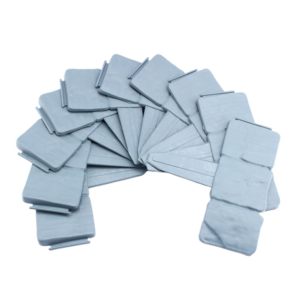 10pcs/set Flower Bed Fence Home Plant Border Outdoor Garden Cobbled Grey Stone Effect Lawn Edging