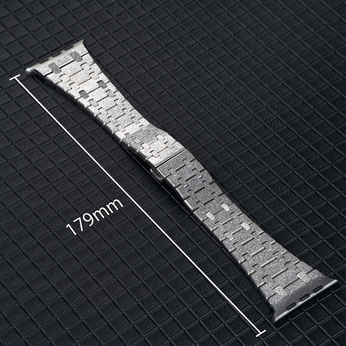 Luksuriøs metallrem til apple watch-band ultra 2 49mm 46mm 45 44mm 42mm rustfritt stålarmbånd til iwatch 10 9 8 7 6 se 5 correa